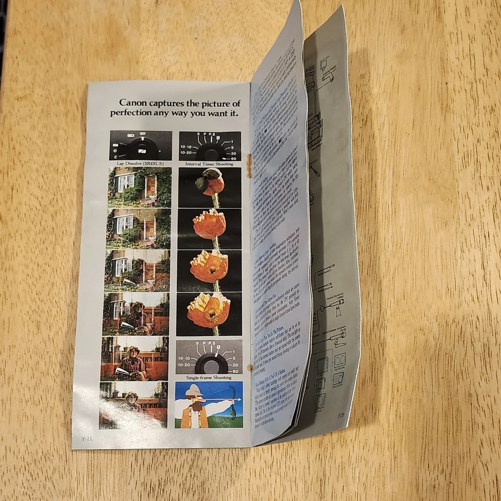 *4 for $30* Canon 1014XL-S/814 XL-S CANOSOUND Camera Manual Brochure Super8 8mm - Picture 3 of 4